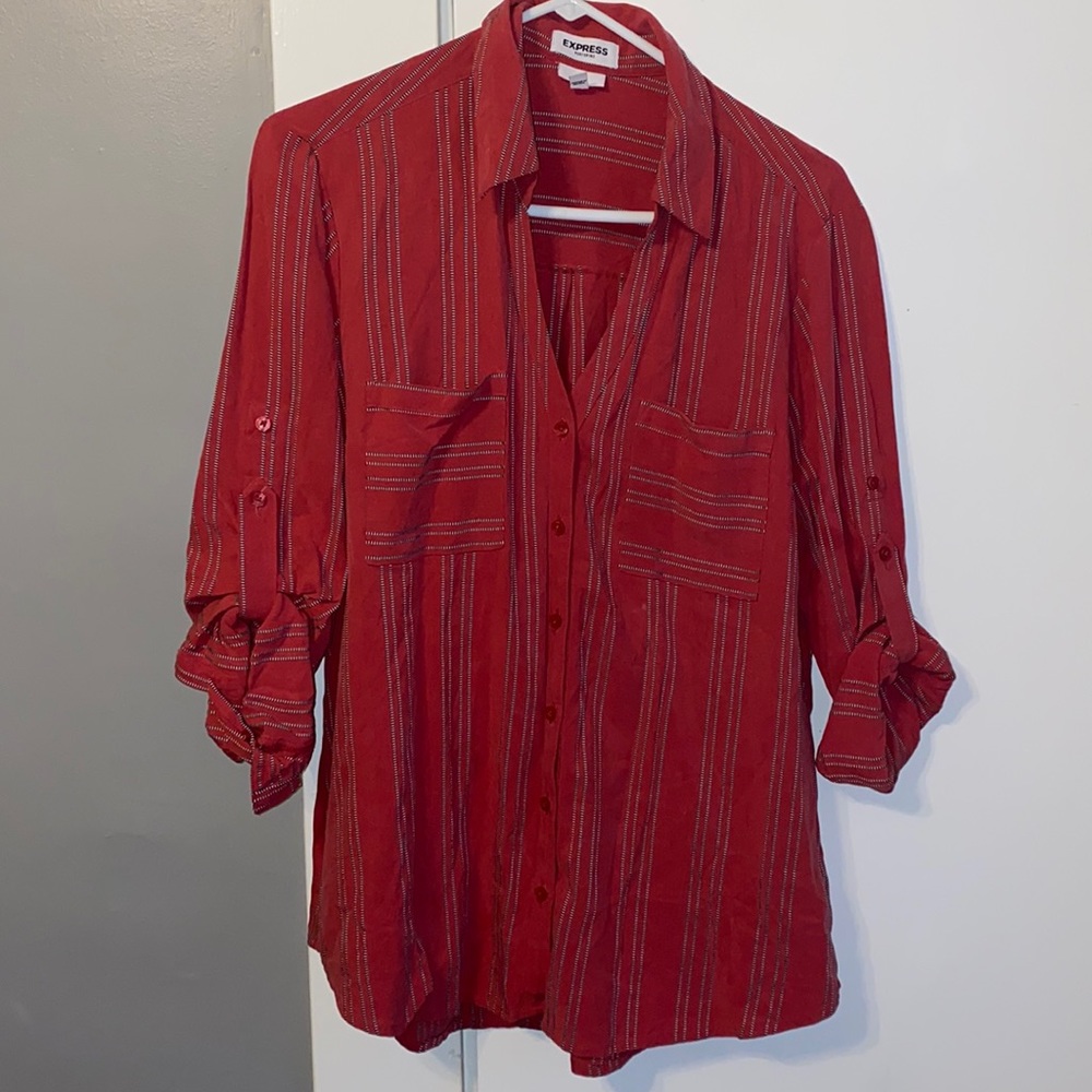 Express Portofino Button Down - Striped